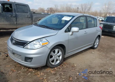 2012 Nissan Versa 1.8 Sl из США, поврежденный, VIN 3N1BC1CP2CK272290